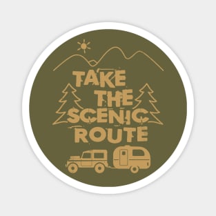 Take the Scenic Route [4x4 SUV] Magnet